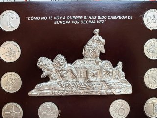 COLECCIÓN DE MONEDAS CONMEMORATIVAS REAL MADRID