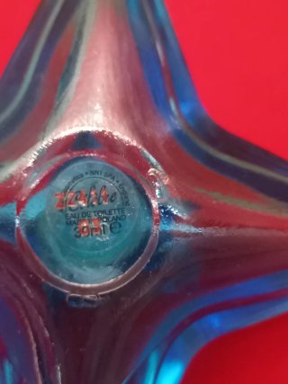 Flacone vintage Avon stella blu