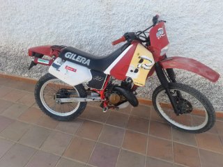 Gilera R Twin 50 Enduro Roja