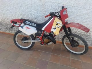 Gilera R Twin 50 Enduro Roja