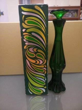 Flacone vintage Avon verde
