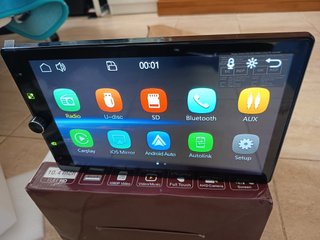 RADIO 1DIN GIRATORIA 10 PULGADAS CARPLAY WIRELESS