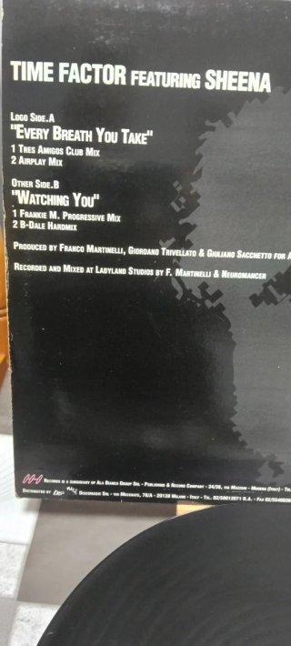 Vinilo Time Factor feat. Sheena - Every Breath You