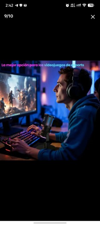Micrófono USB JYX Gaming RGB