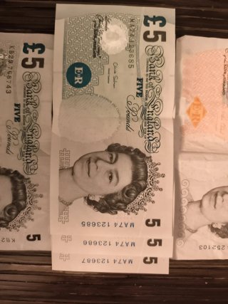 Billetes de colección: Libras Esterlinas