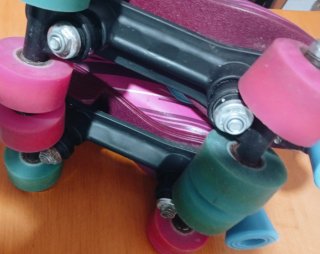 Patines rosas talla 38