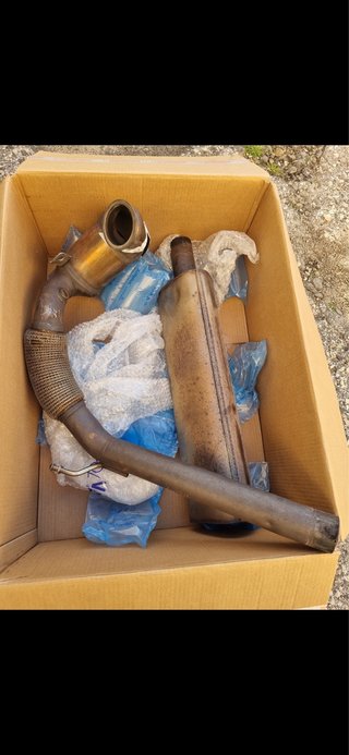 Downpipe + Silenciador Originais Golf 7 GTI