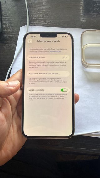 Vendo iPhone 13 Pro Max 128GB Blanco  bien cuidado