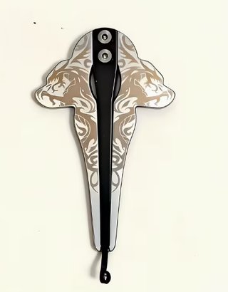 Arpa de boca con diseño tribal D3