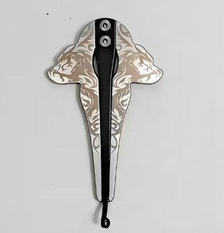 Arpa de boca con diseño tribal D3