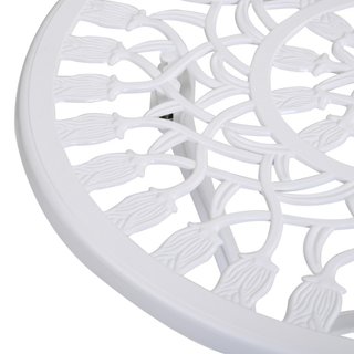 Set da Giardino 3 Pezzi in Alluminio con 2 Sedie 4