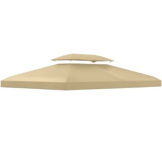 Outsunny Tetto di Ricambio Gazebo 4x3m Poliestere