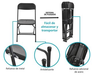 sillas plegables para alquiler