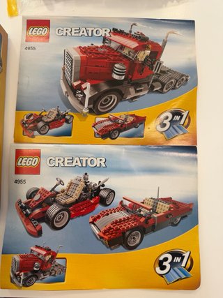 Lego Creator 4955 Camión Rojo 3 en 1