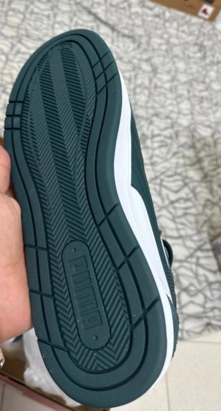 Zapatillas Puma verdes y blancas talla 37