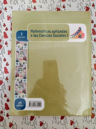 MATEMÁTICAS APLICADAS A LAS CIENCIAS 1°BACHILLERA