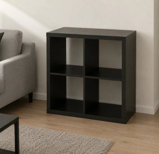 Estantería Kallax Ikea 4 huecos negra