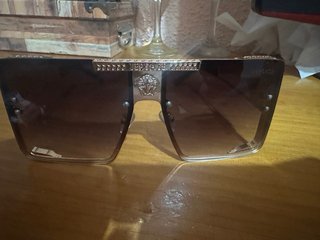 Gafas de Sol Versace Negras y Doradas