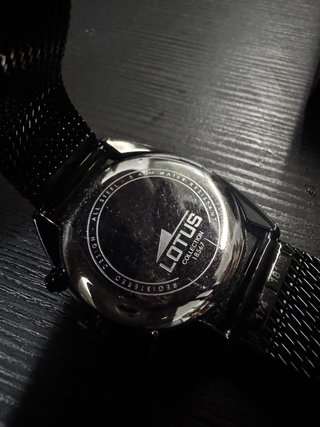 Reloj Lotus Negro Cambiar Pila