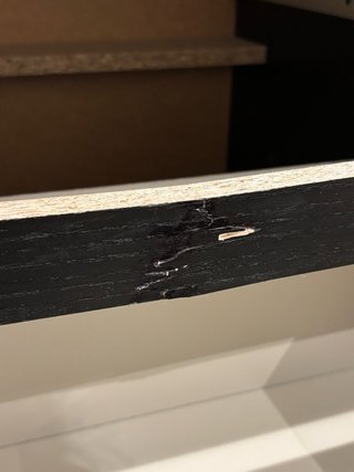 Cómodas MALM Ikea Negra con Cristal.