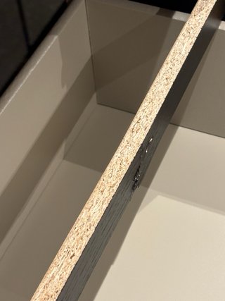 Cómodas MALM Ikea Negra con Cristal.