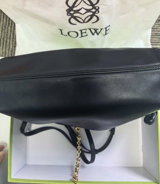 Bolso Loewe Flamenco Clutch Mediano Negro