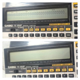Calculadora Casio FX-850P.