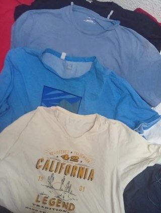 Lote 4 Camisetas Hombre XL