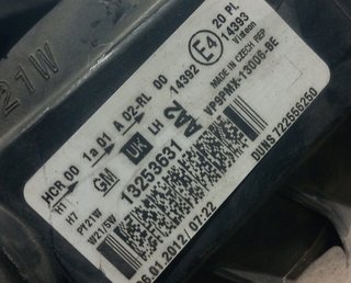 FARO IZQUIERDO OPEL MERIVA B 13253631