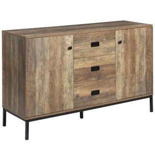 HOMCOM Credenza Moderna con 2 Armadietti a 2 Ante