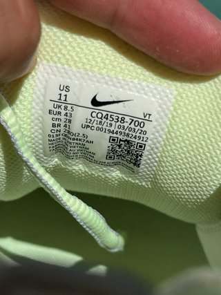 Nike Vapormax 360 Volt Amarillo