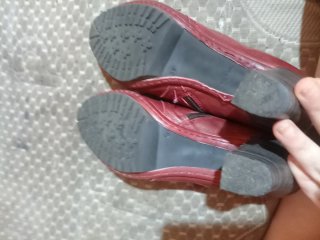 Botines Strover burdeos piel talla 39