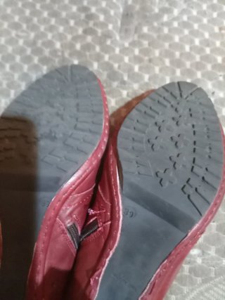 Botines Strover burdeos piel talla 39
