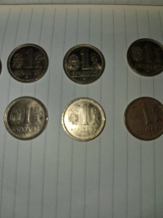Monedas 1 Pta Mundial 82 Estrellas 80,81 y 82 1980
