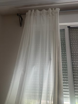 Cortinas Lino Blanco 3 Metros