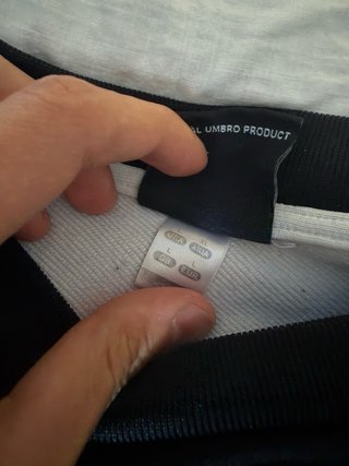 Felpa Umbro nera e bianca