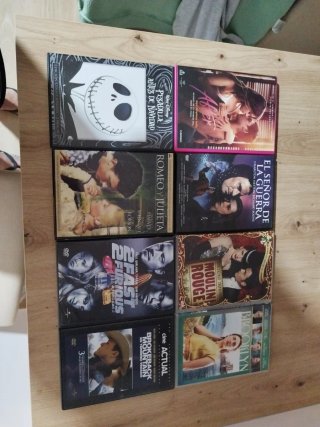 Lote 8 Películas DVD (Varias)