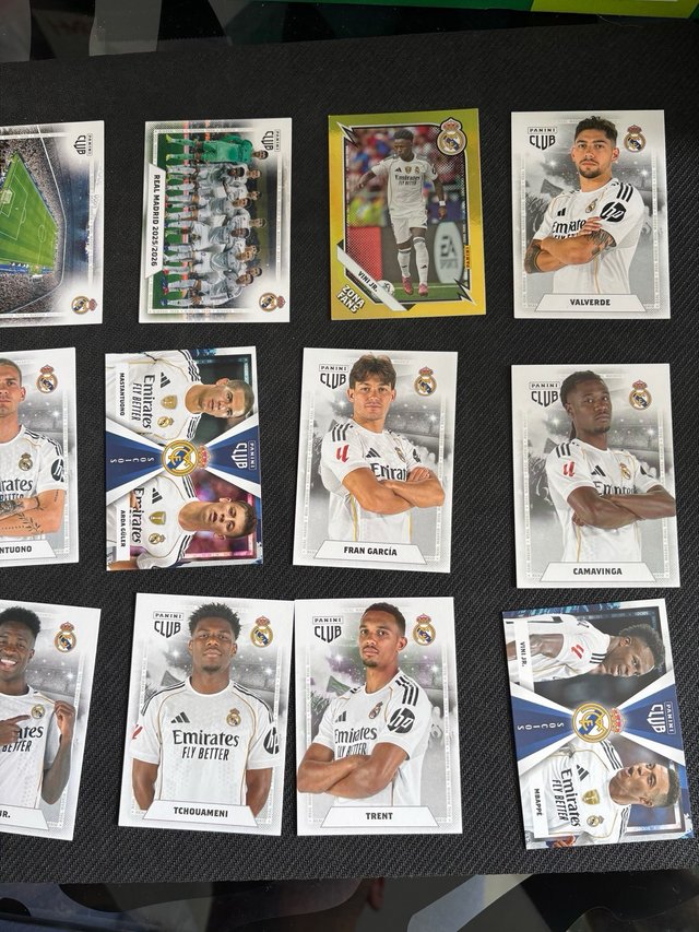 Cartas Panini Club REAL MADRID 2025 2026