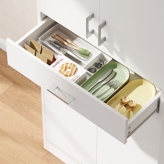 Credenza Cucina Alta con 2 Armadietti e un Cassett