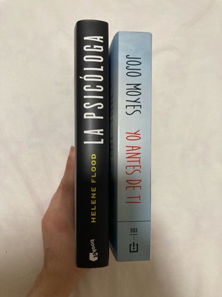 Libros La psicologa + Yo antes de ti