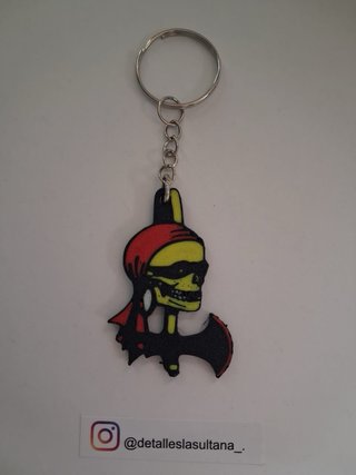 Llavero y pendientes Piratas villena