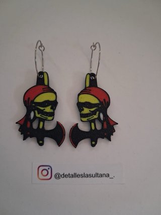 Llavero y pendientes Piratas villena