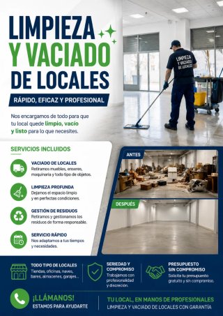 Servicio de recogida y limpieza