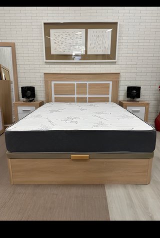 Cama abatible + Colchón Nuevo LIQUIDACIÓN-70%