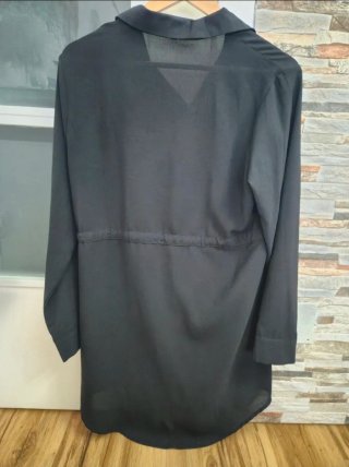 Vestido Camisero Negro