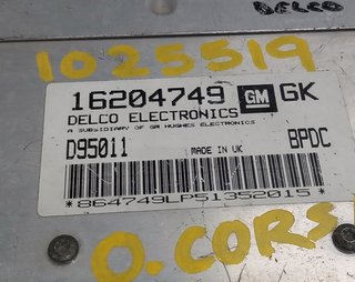 CENTRALITA MOTOR UCE OPEL CORSA B 16204749