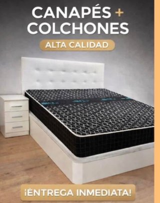 Canapé + Colchón Alta Calidad Envíos gratuitos!!