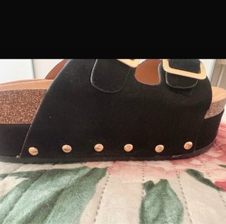 Sandali neri alla moda 38