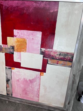 2 Cuadros Abstractos 84x94 cm