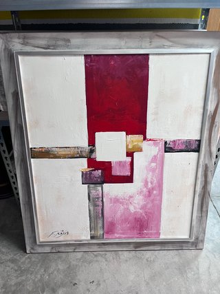 2 Cuadros Abstractos 84x94 cm